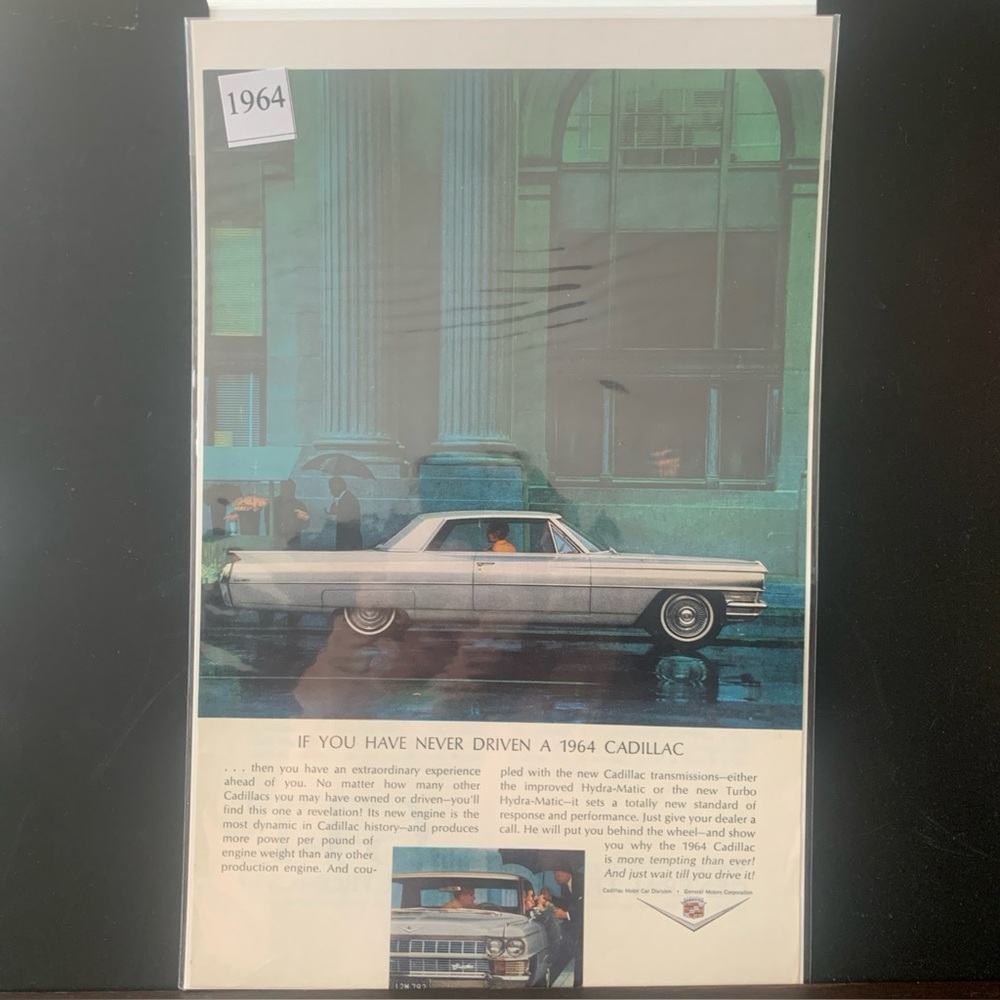 Vintage 1964 Cadillac If You Have Never Driven a 1964 Cadillac Ad Advertisement